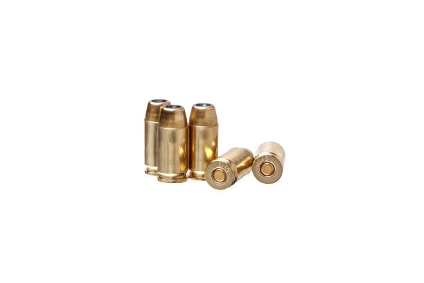 istock cartridges for a pistol isolated on white background 1138443204