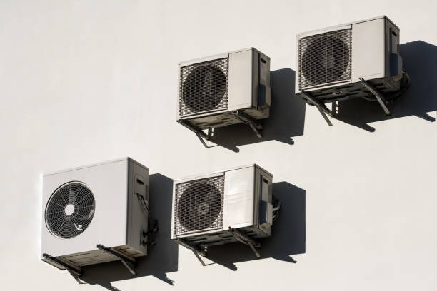 istock White air conditioners on the white wall 1138447206