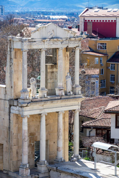 istock Plovdiv Roman theatre, detail 1138449091