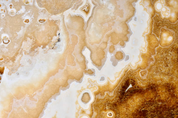Real natural " Onyx Cappuccino light " texture pattern. stock photo