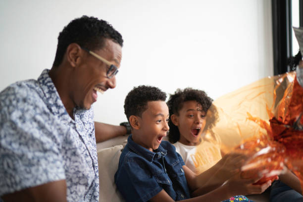 istock Family celebrating easter at home 1138452691