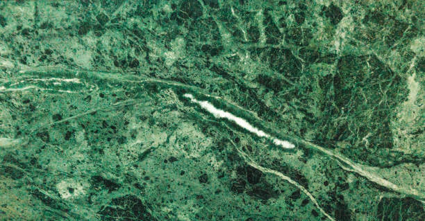 Malachite semi-precious gem stone texture, green marble texture