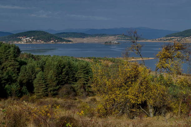 Landscapes in the fall near the Batak Dam Bulgaria