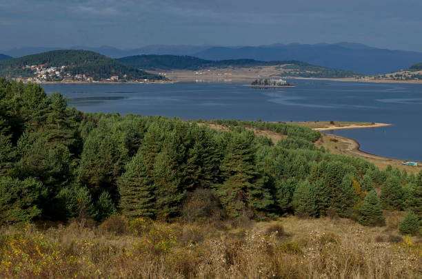 Landscapes in the fall near the Batak Dam Bulgaria