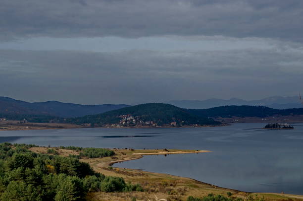 istock Rest homes near Batak dam 1138454582