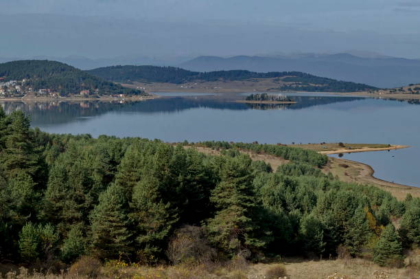 Landscapes in the fall near the Batak Dam Bulgaria