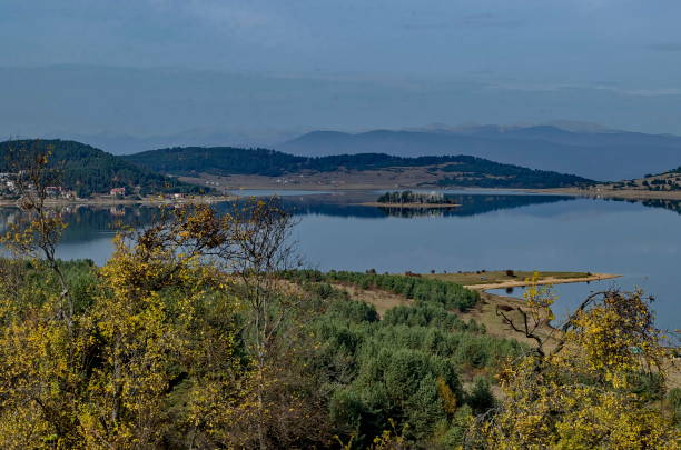istock Rest homes near Batak dam 1138454651