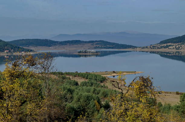 istock Rest homes near Batak dam 1138454652
