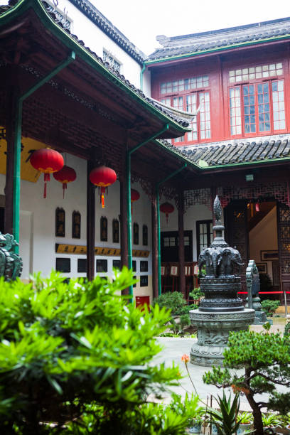 istock Courtyard at the Jade Buddha Temple in Shanghai, China 1138456541