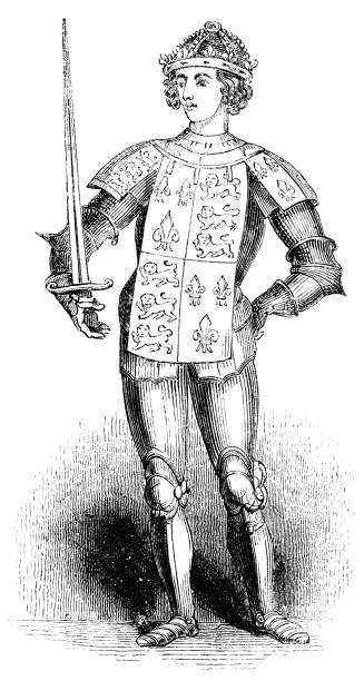 ilustrações de stock, clip art, desenhos animados e ícones de george plantagenet, duke of clarence (15th century) - duke