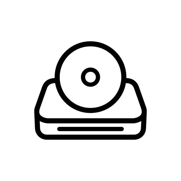 Optical disc player icon Available in high-resolution and several sizes to fit the needs of your project. blu ray disc stock illustrations