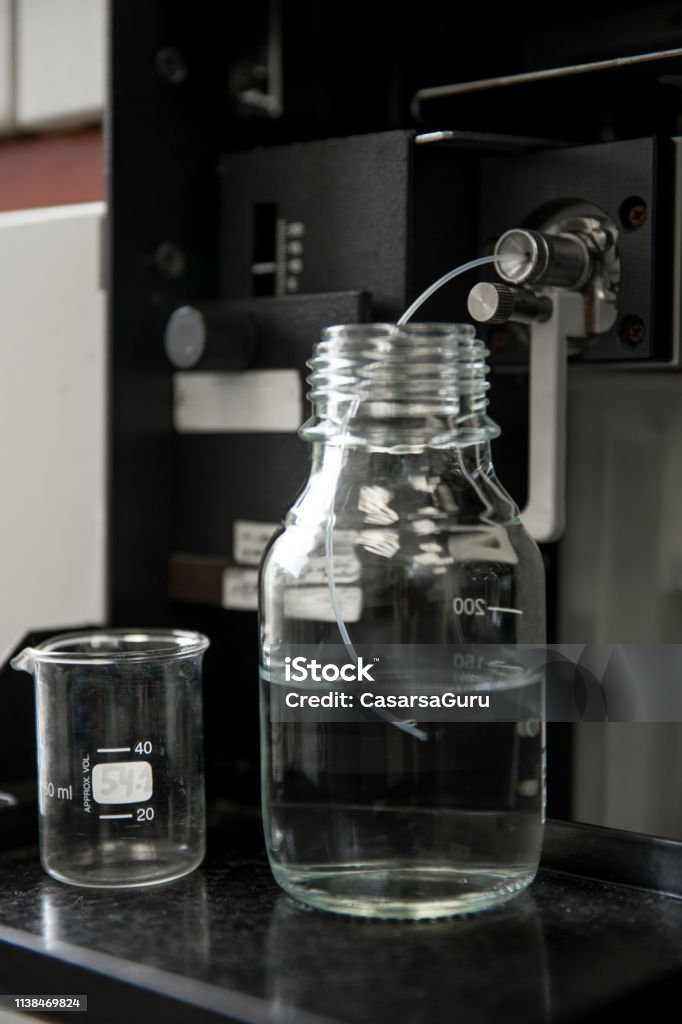 Part Of The Flame Atomic Absorption Spectroscopy Instrument Stock Photo -  Download Image Now - iStock