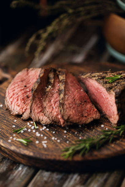 istock Grilled beef steaks with spices. 1138471319