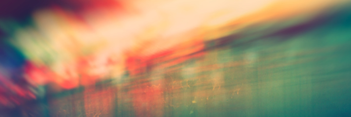 Blurred abstract bokeh multicolored background. Web banner for design.