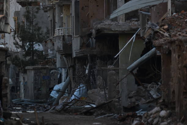 Demaged House With the Terrorist Bomb Attack