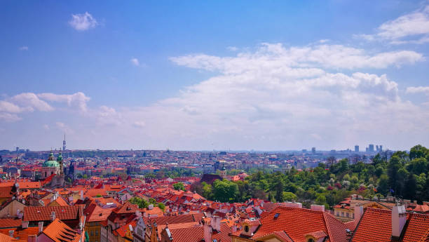 istock Panorama view of Prague in spring, Czech Republic 1138479709