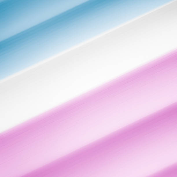 istock Elegant striped blue, white and purple background pattern fading into white space 1138479978