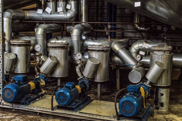 istock Air-injection equipment systems at an industrial plant 1138480923