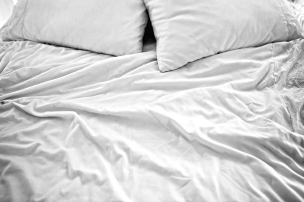 istock Bed for a couple in love. 1138481173