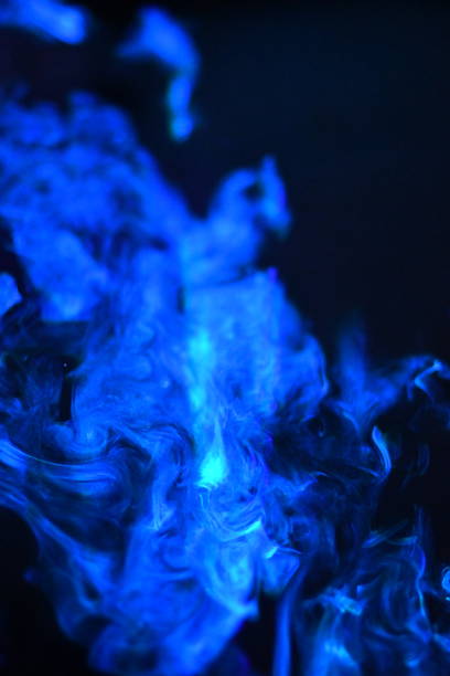 istock Blue Laser Beam and Smoke Beam Shape 1138486367