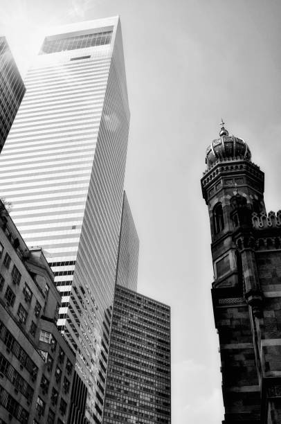 istock Manhattan Skyscrapers from Below, NYC. 1138486407