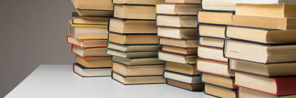istock Stack of books background. many books piles. 1138499210