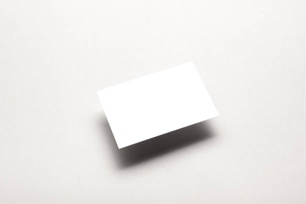 istock Business cards blank. Mockup on color background. Flat Lay. copy space for text 1138499281