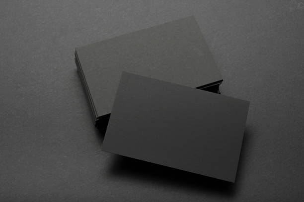 istock Business cards blank. Mockup on color background. Flat Lay. copy space for text 1138499322
