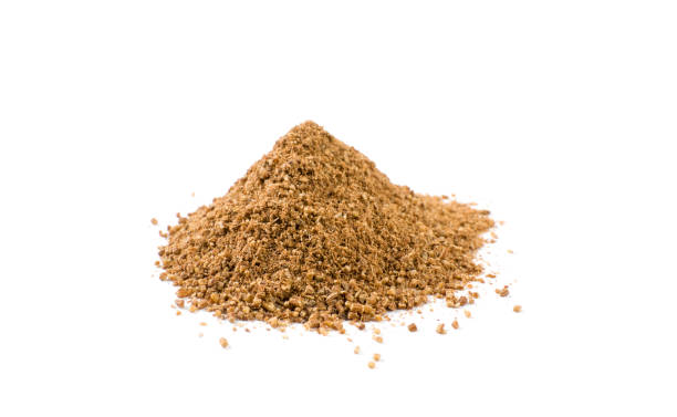 istock Ground or milled Caraway heap isolated on white background. front view 1138502073