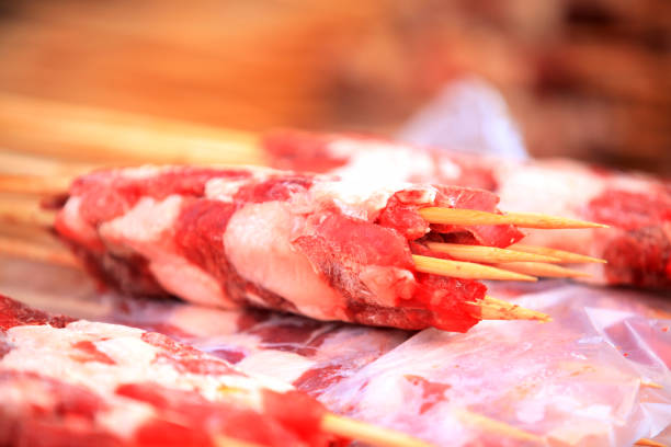 istock Roast mutton kebabs are a delicious snack 1138506101