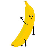 istock Banana Character 1138515620