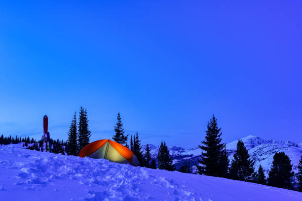 istock Winter Ski Camping in the Mountains 1138519479