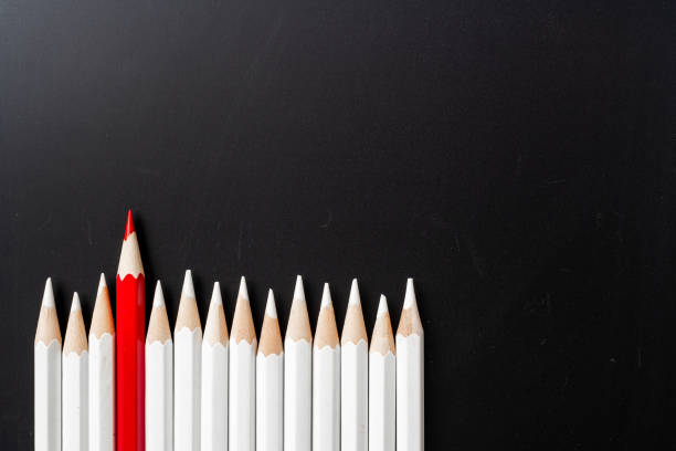 istock color pencil with leadership, teamwork concept 1138523394