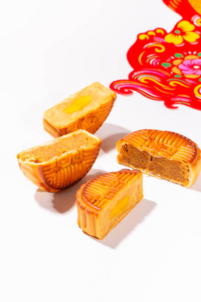 istock Chinese Mooncakes and White Background 1138524063