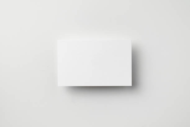 istock top view of business card isolated on white 1138524257