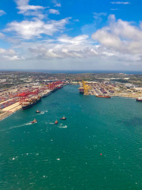 istock Aerial View Over Sydney Container Terminal 1138525903