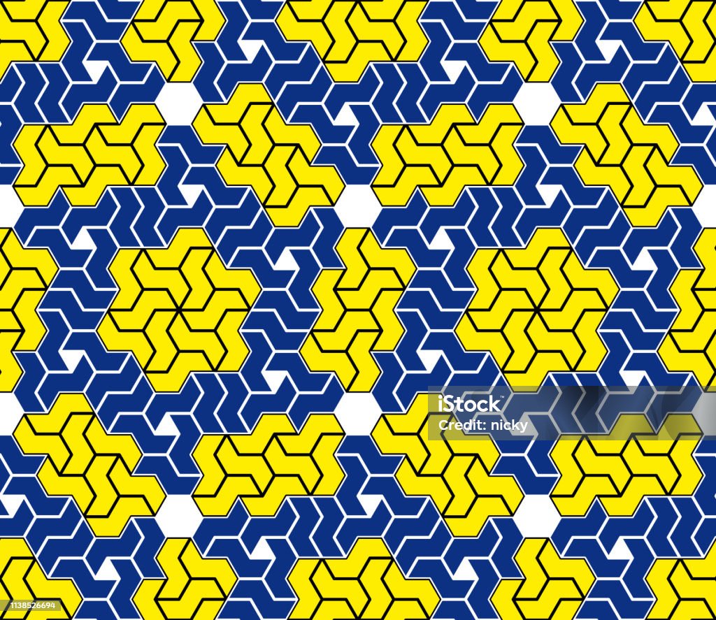 Hex Pattern Stock Illustration - Download Image Now - Abstract ...