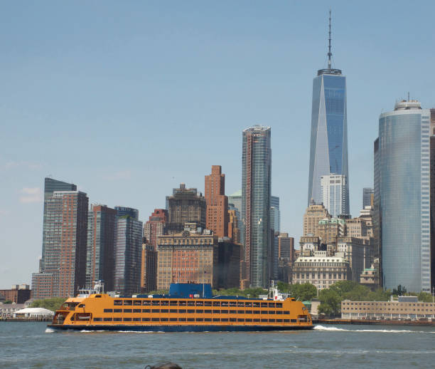 istock Ferry for transporting New Yorkers from Manhattan to Staten Island 1138528653