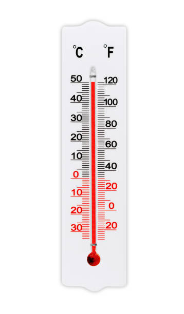 istock Thermometer for measuring air temperature isolated on white background. The thermometer shows plus 50 degrees celsius 1138534936