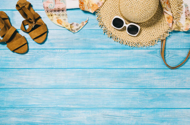 istock Top view beach and marine planks. Background with copy space 1138538558