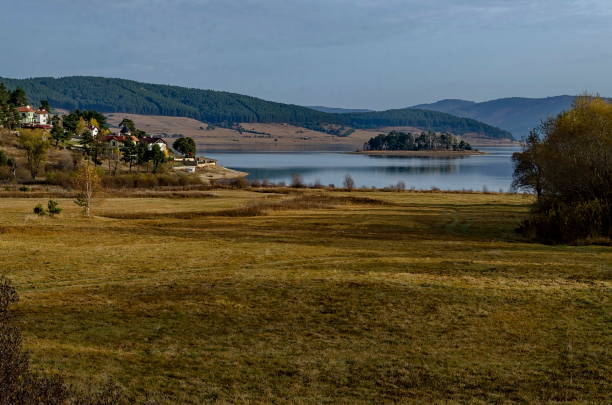 istock Batak dam in Rodopi mountain 1138548265