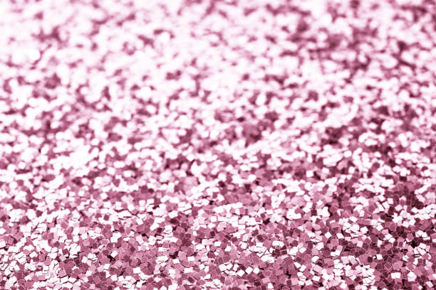 istock Rose gold glitter texture. Festive sparkling sequins background closeup. 1138551344