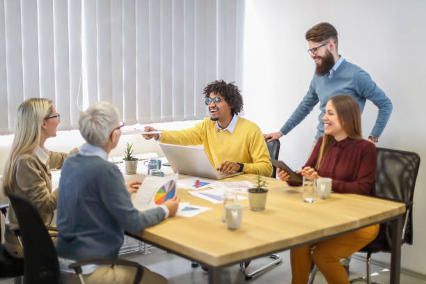 istock Multi-generation and ethnic group of colleagues at meeting 1138555111