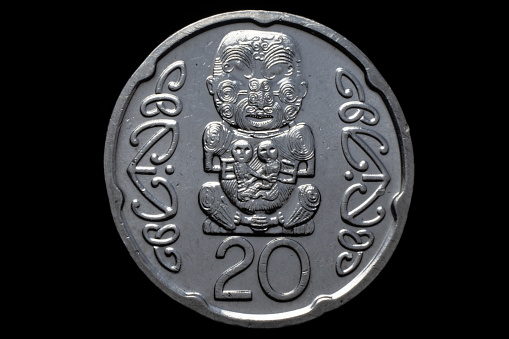 New Zealand 20 Cent Coin.