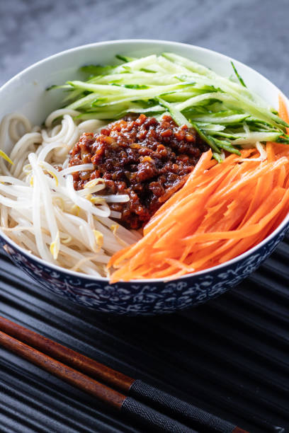 istock Beijing cuisine, Fried noodles with sauce 1138565584