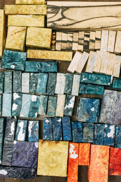 istock Workshop with machines. A piece of wood for turning. 1138571575