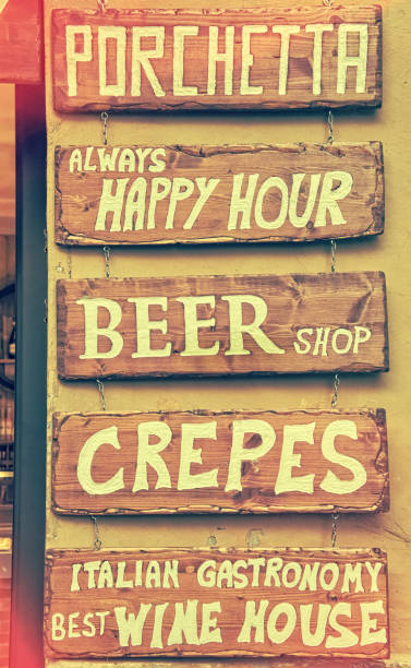 istock Food and drink sign background 1138573141