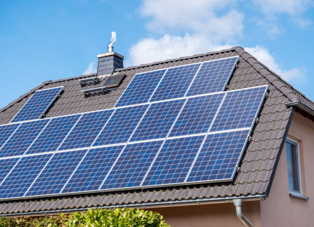 istock Solar roof on your own home 1138573272