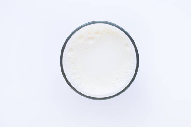 istock Glass of milk  isolated on white 1138578224