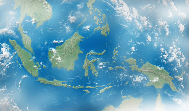 istock Detailed View on Asia region from Space 1138578664